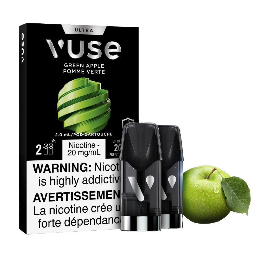 VUSE-Ultra-Disposable-Vape-Eliquid-Pod-Green-Apple-