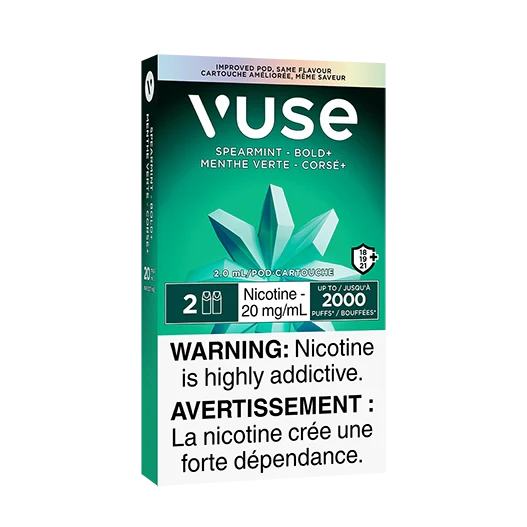 VUSE-spearmint-Bold-Disposable-Vape-Nicotine-Pod-