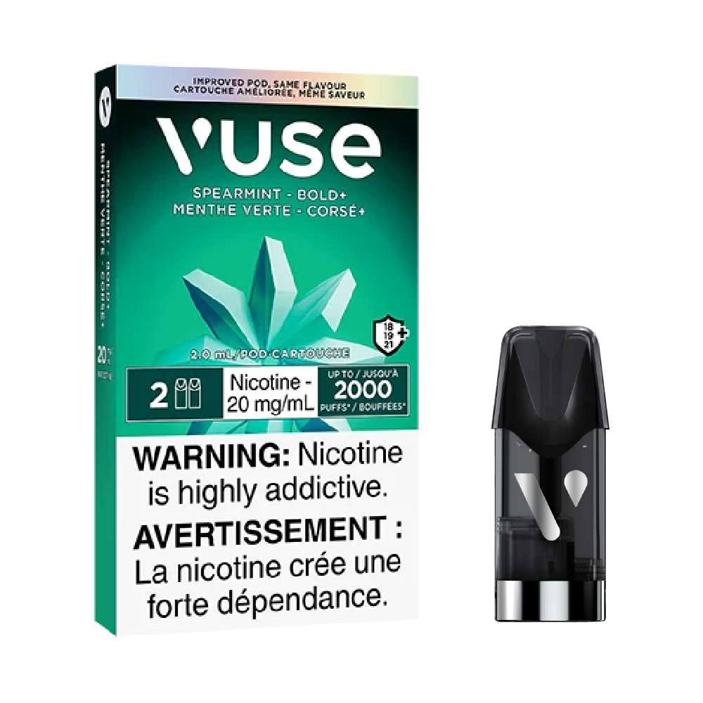 VUSE-spearmint-Bold-Disposable-Vape-Nicotine-Pod-