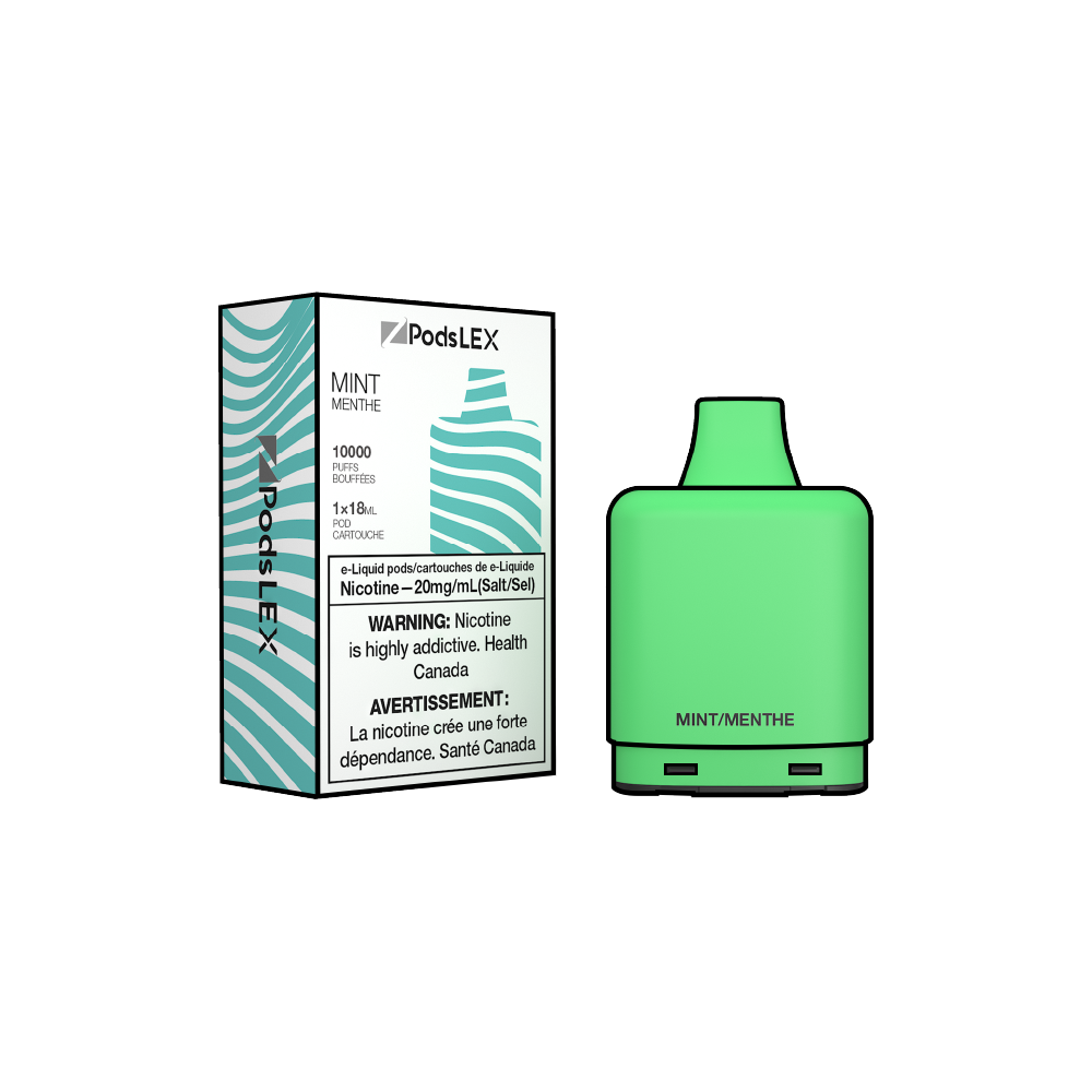 Z-Pod-LEX-10000-Mint-Nicotine-Flavour-Pod-Sale-Canada
