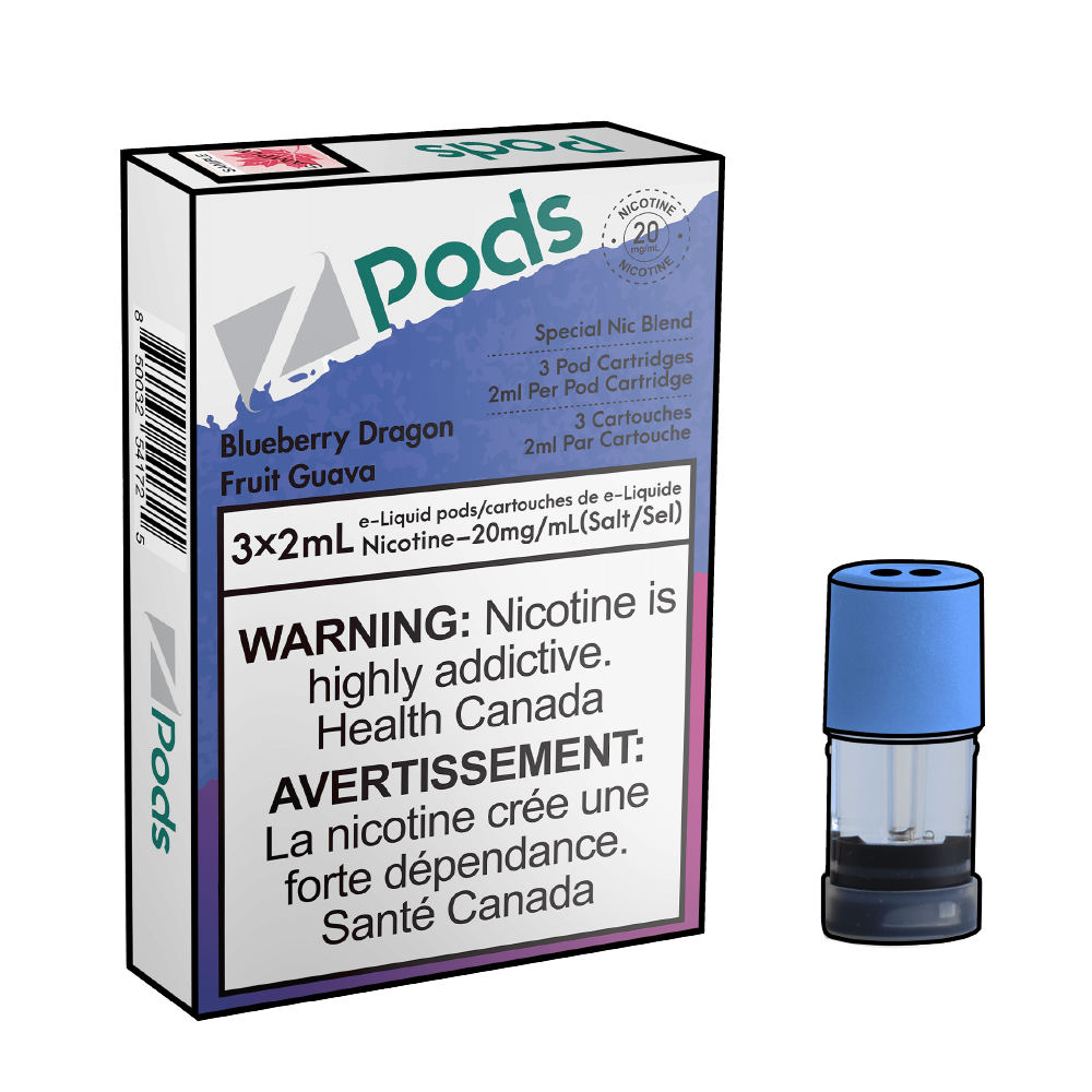 ZPOD-Blueberry-Dragon-Fruit-Guava-Disposable-Vape-Nicotine-Pod-1