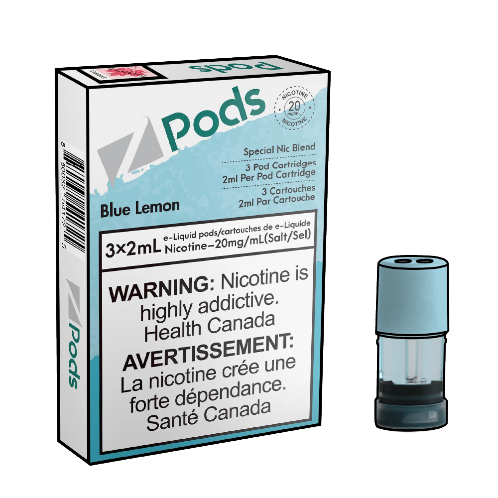 ZPODS-Blue-Lemon-Disposable-Vape-Nicotine-Pod