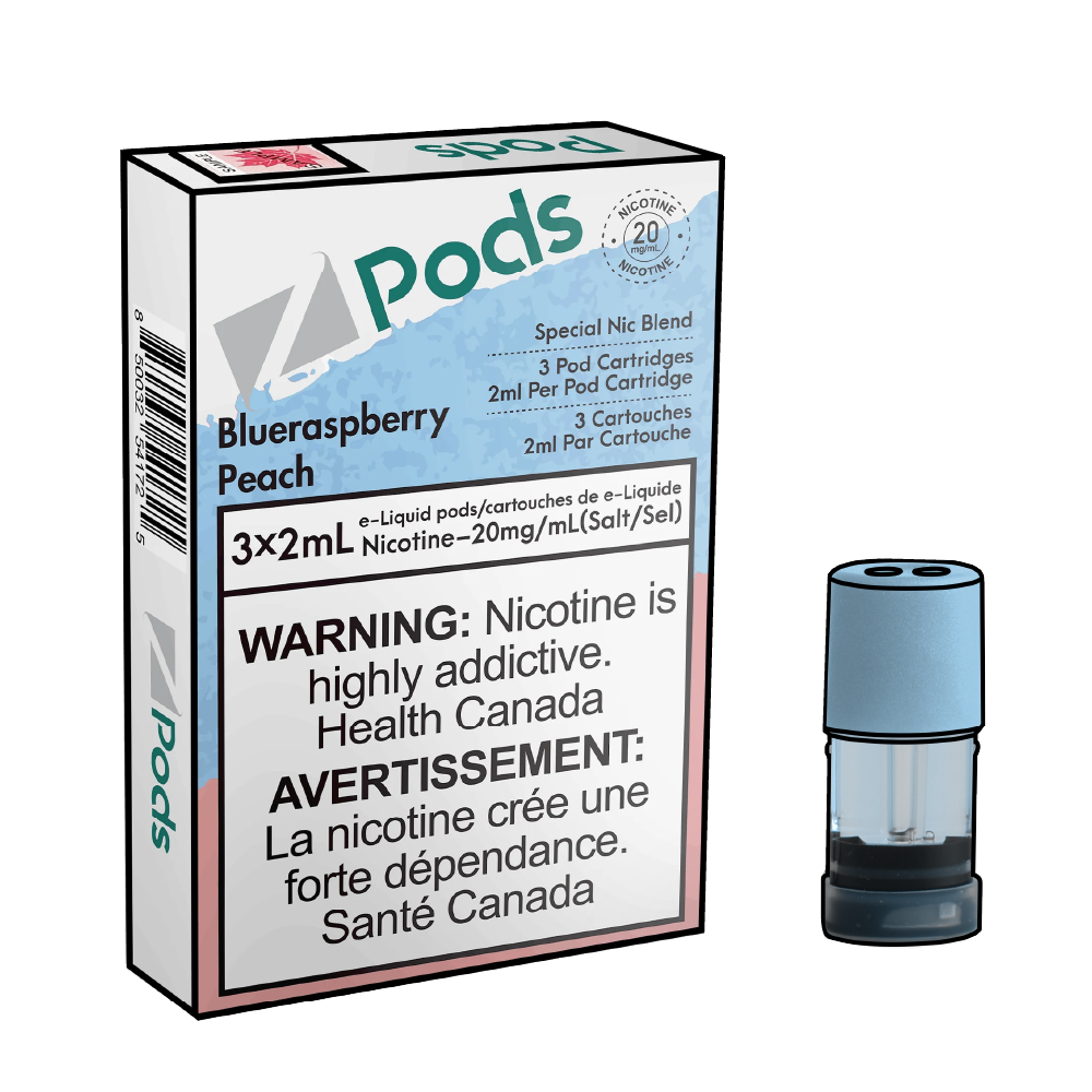 ZPODS-BlueRaspberry-Peach-Disposable-Vape-Nicotine-Pod