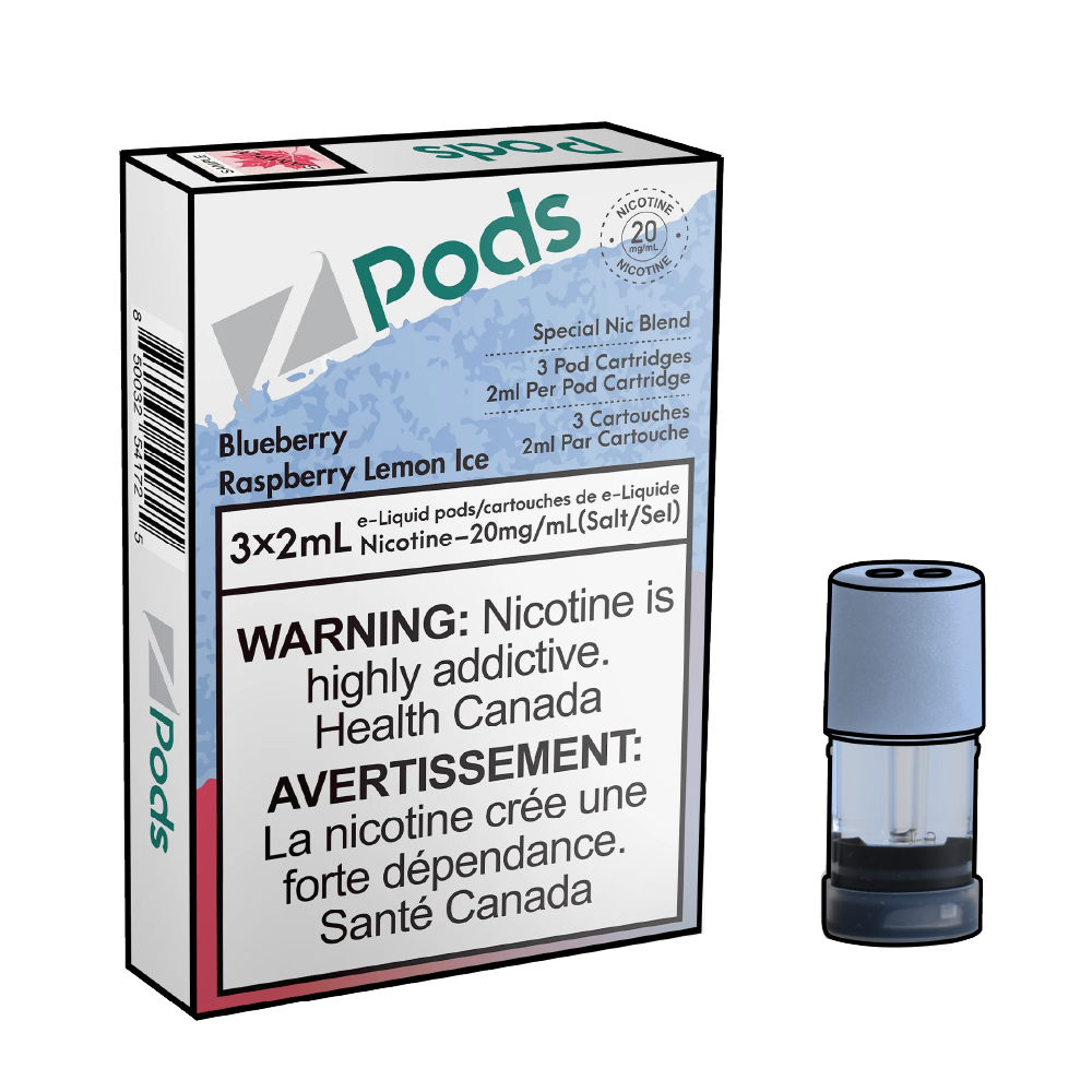 ZPODS-Blueberry-Raspberry-Lemon-Ice-Disposable-Vape-Nicotine-Pod