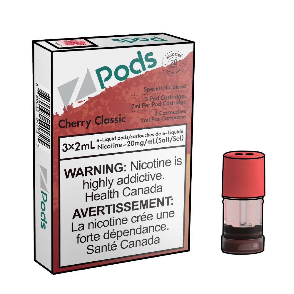 ZPODS-Cherry-Classic-Disposable-Vape-Nicotine-Pod