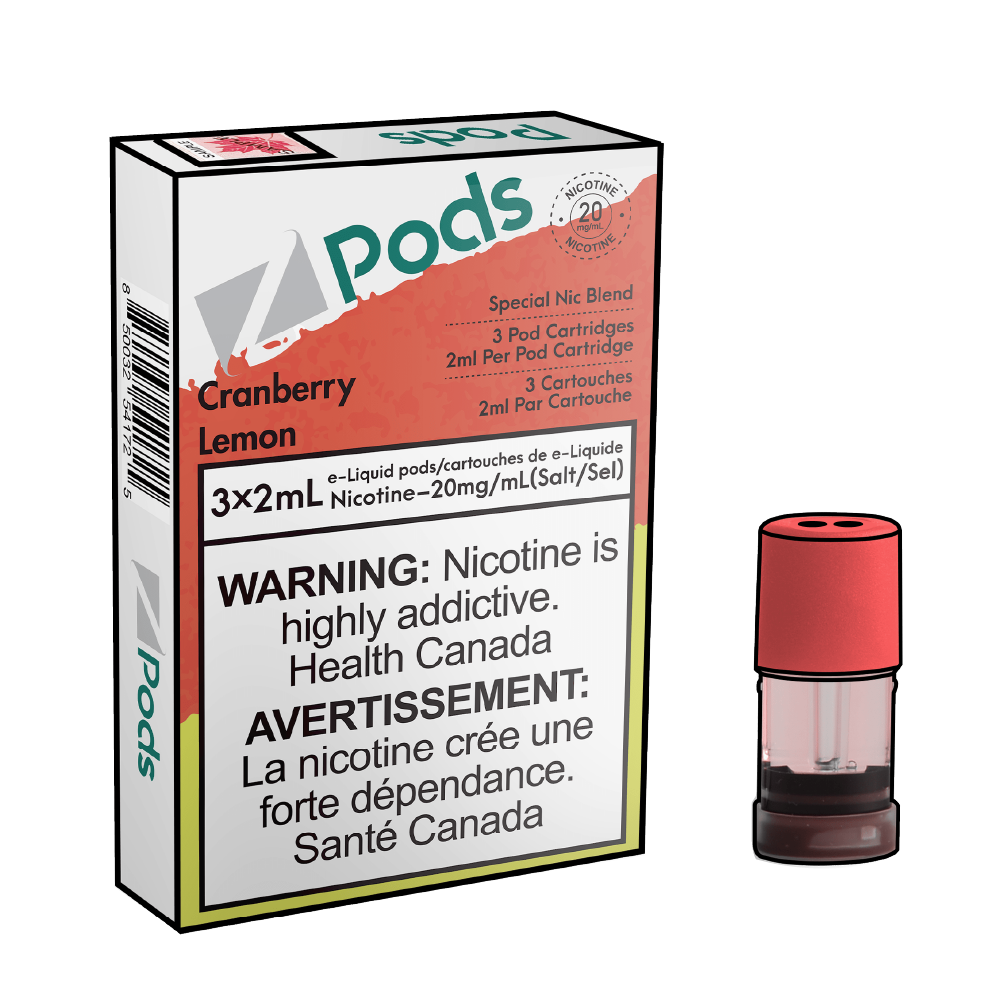 ZPODS-Cranberry-Lemon-Disposable-Vape-Nicotine-Pod