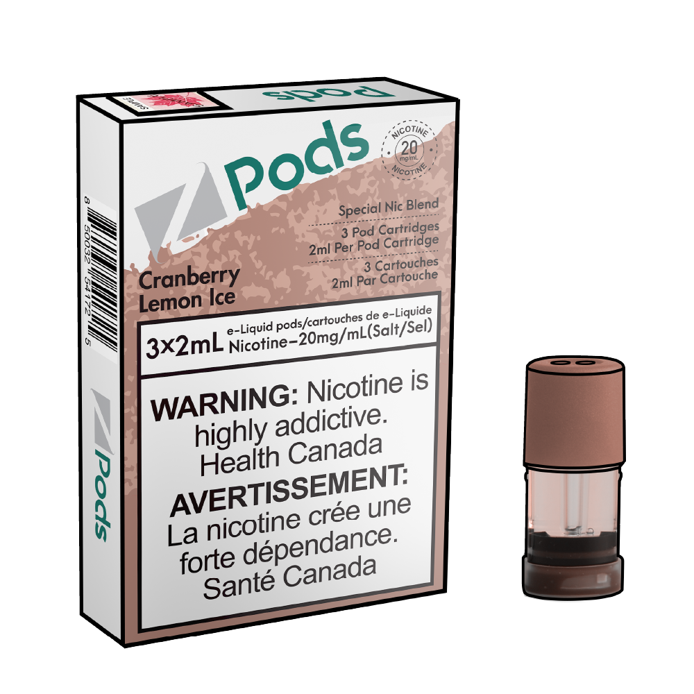 ZPODS-Cranberry-Lemon-Ice-Disposable-Vape-Nicotine-Pod