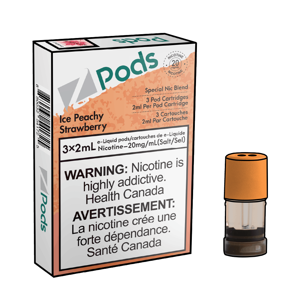 ZPODS-Disposable-Vape-Eliquid-Pod-Ice-Peachy-Strawberry