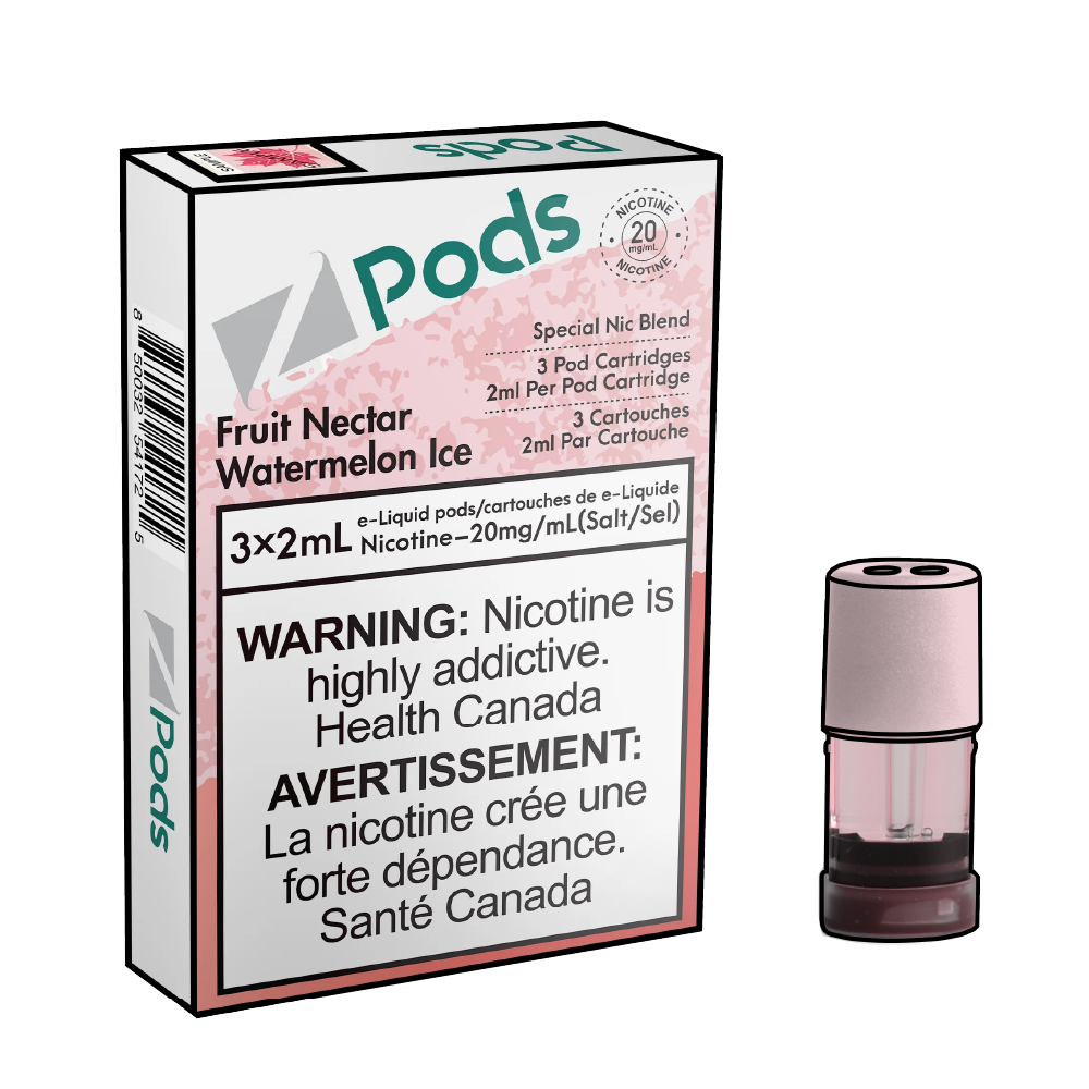 ZPODS-Disposable-Vape-Eliquid-Pod-fruit-nectar-watermelon-ice
