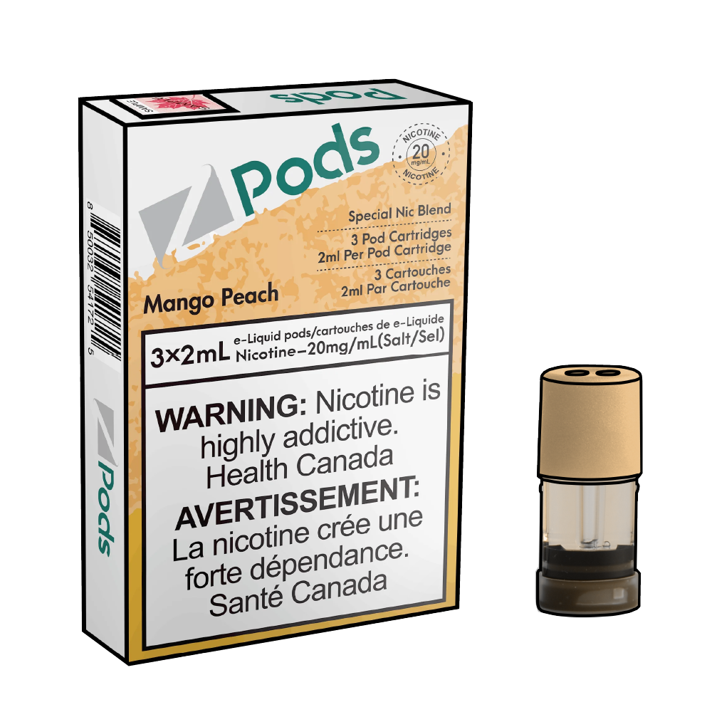 ZPODS-Disposable-Vape-Eliquid-Pod-mango-Peach