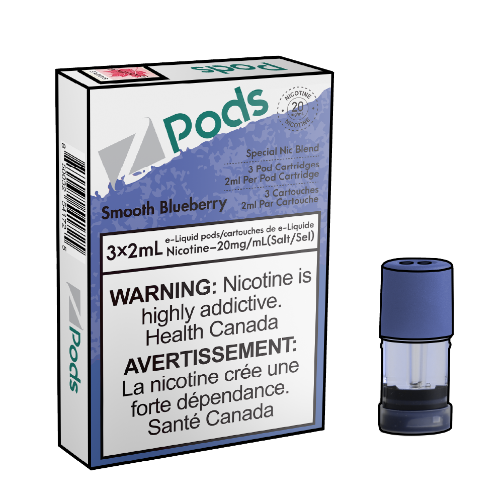 ZPODS-Disposable-Vape-Pod-Free-shipping-Smooth-Blueberry