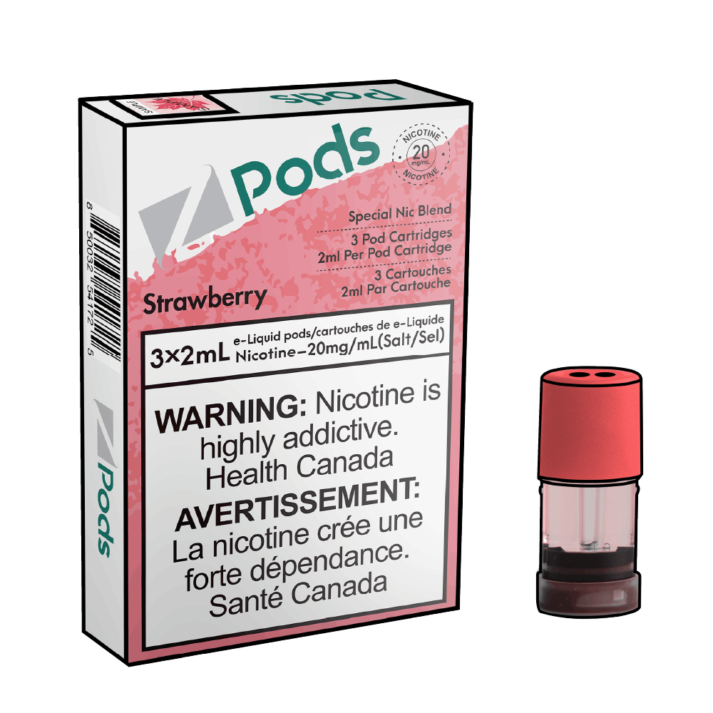 ZPODS-Disposable-Vape-Pod-Free-shipping-Strawberry