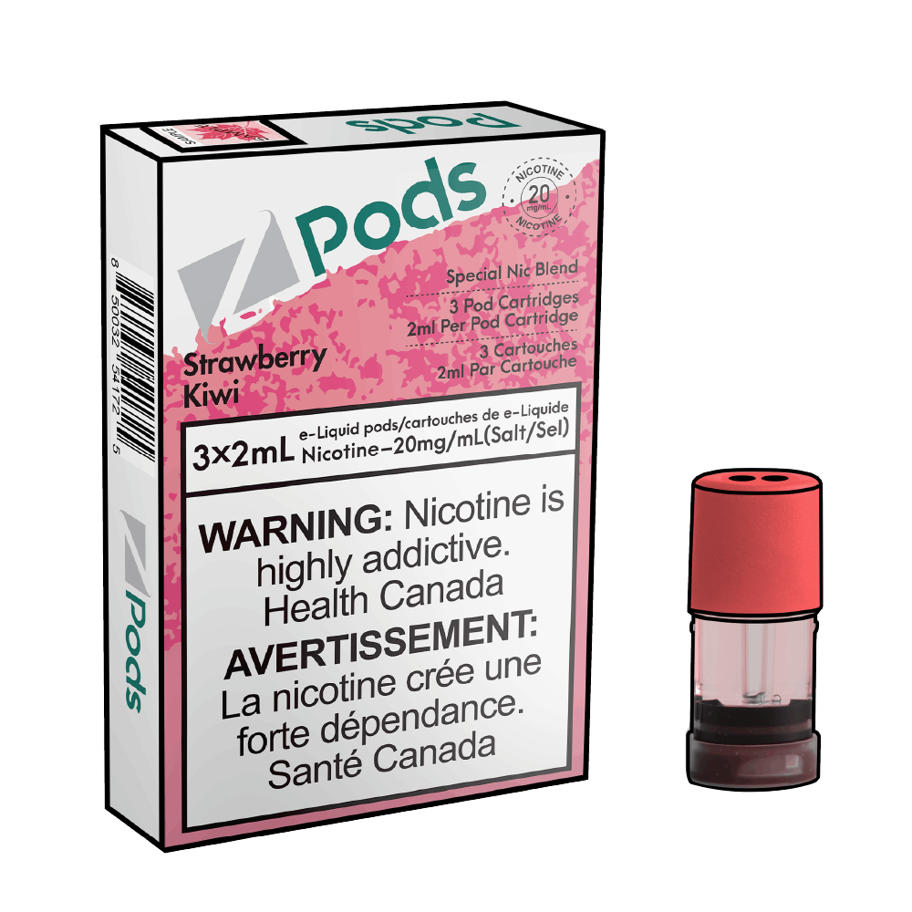 ZPODS-Disposable-Vape-Pod-Free-shipping-Strawberry-Kiwi