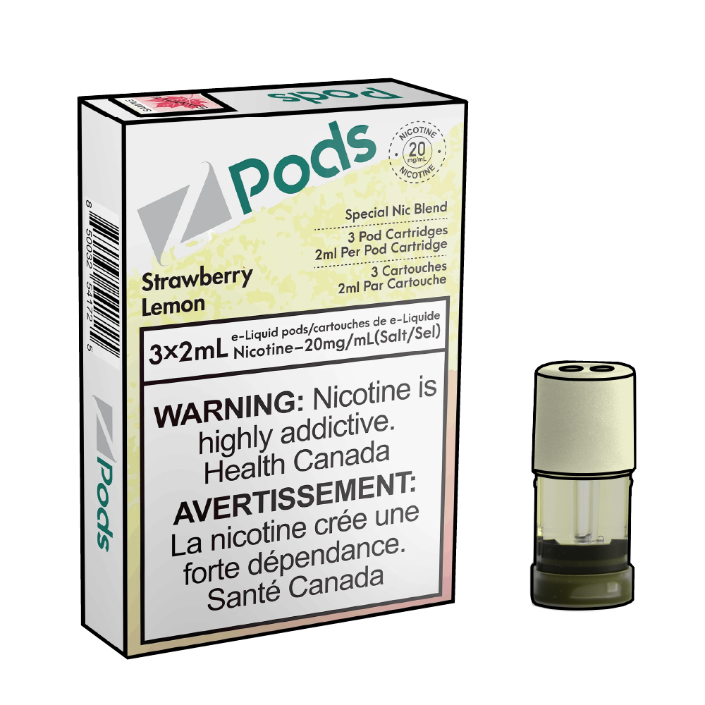 ZPODS-Disposable-Vape-Pod-Free-shipping-Strawberry-Lemon