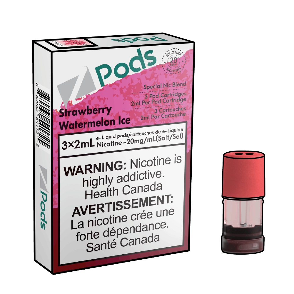 ZPODS-Disposable-Vape-Pod-Free-shipping-Strawberry-Watermelon-Ice