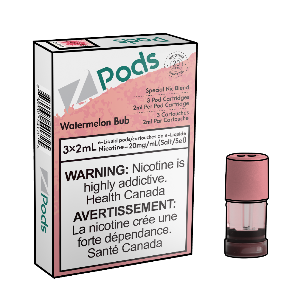 ZPODS-Disposable-Vape-Pod-Free-shipping-Watermelon-Bubble