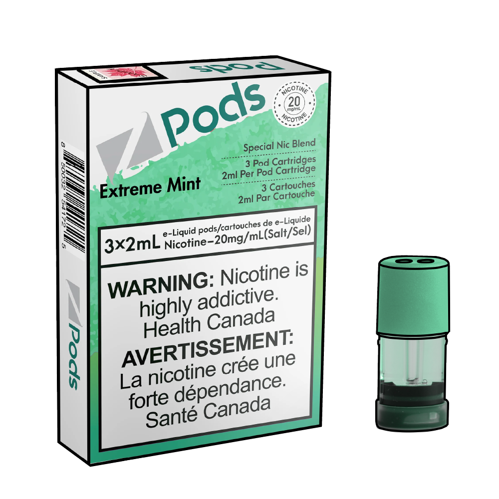 ZPODS-Extreme-Mint-Disposable-Vape-Nicotine-Pod