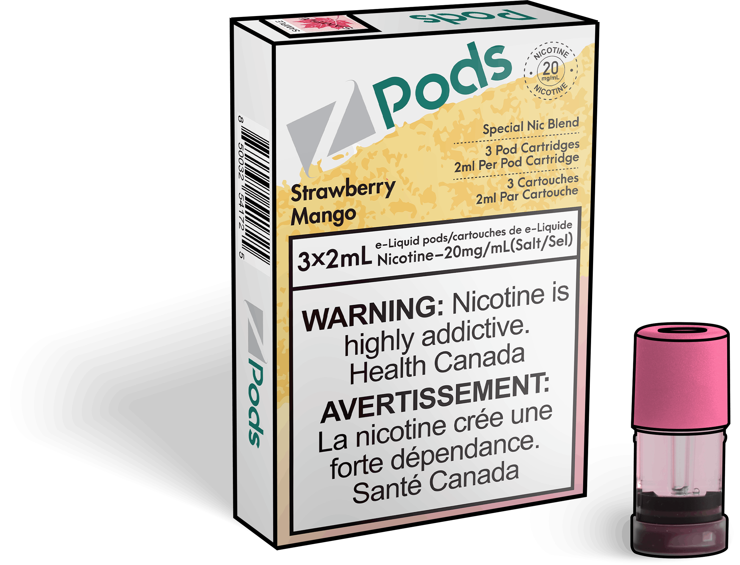 Zpods_Mango_Disposable_Nicotine_Vape_Pod