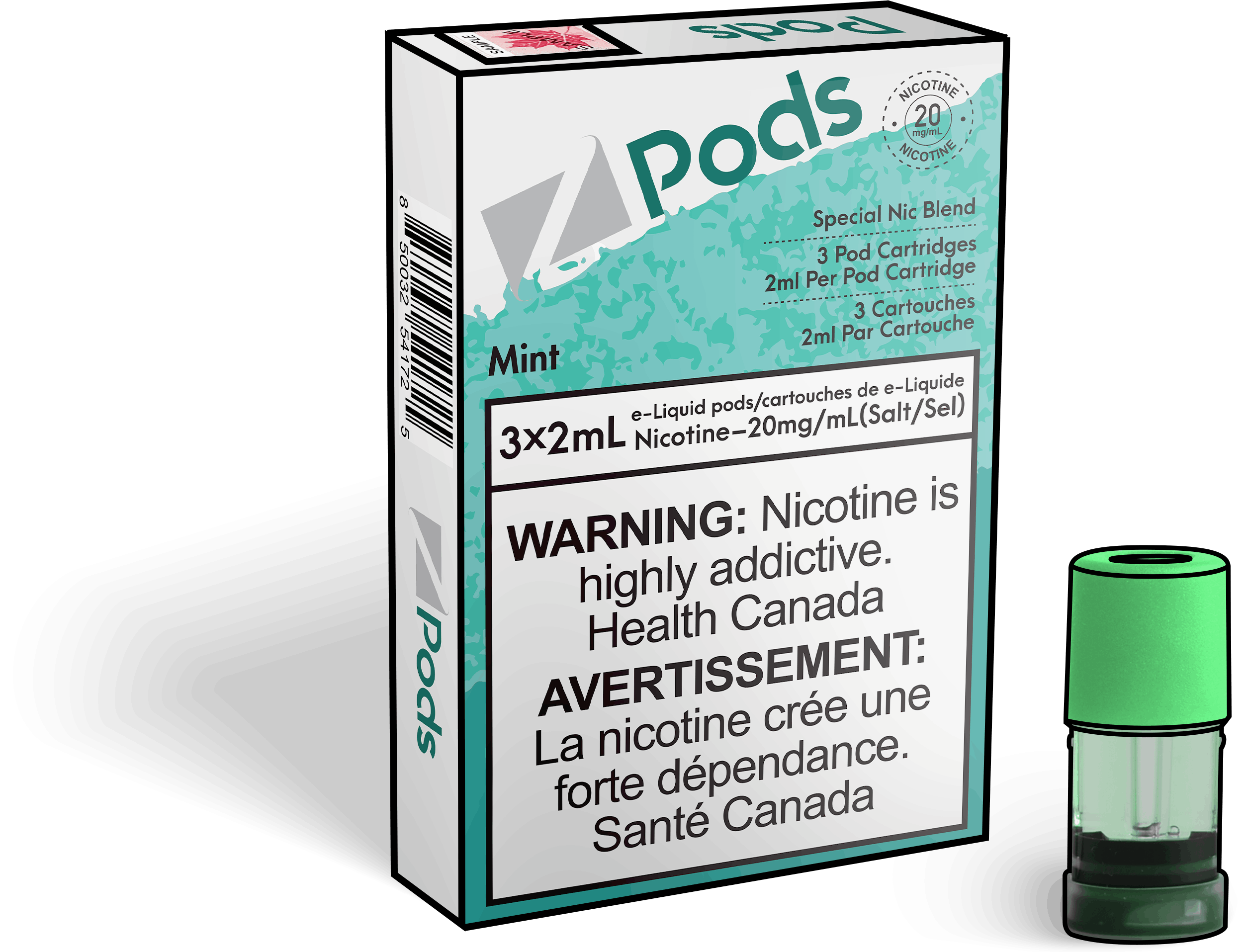 Zpods_Mint_pods_Nic_salt_Vape
