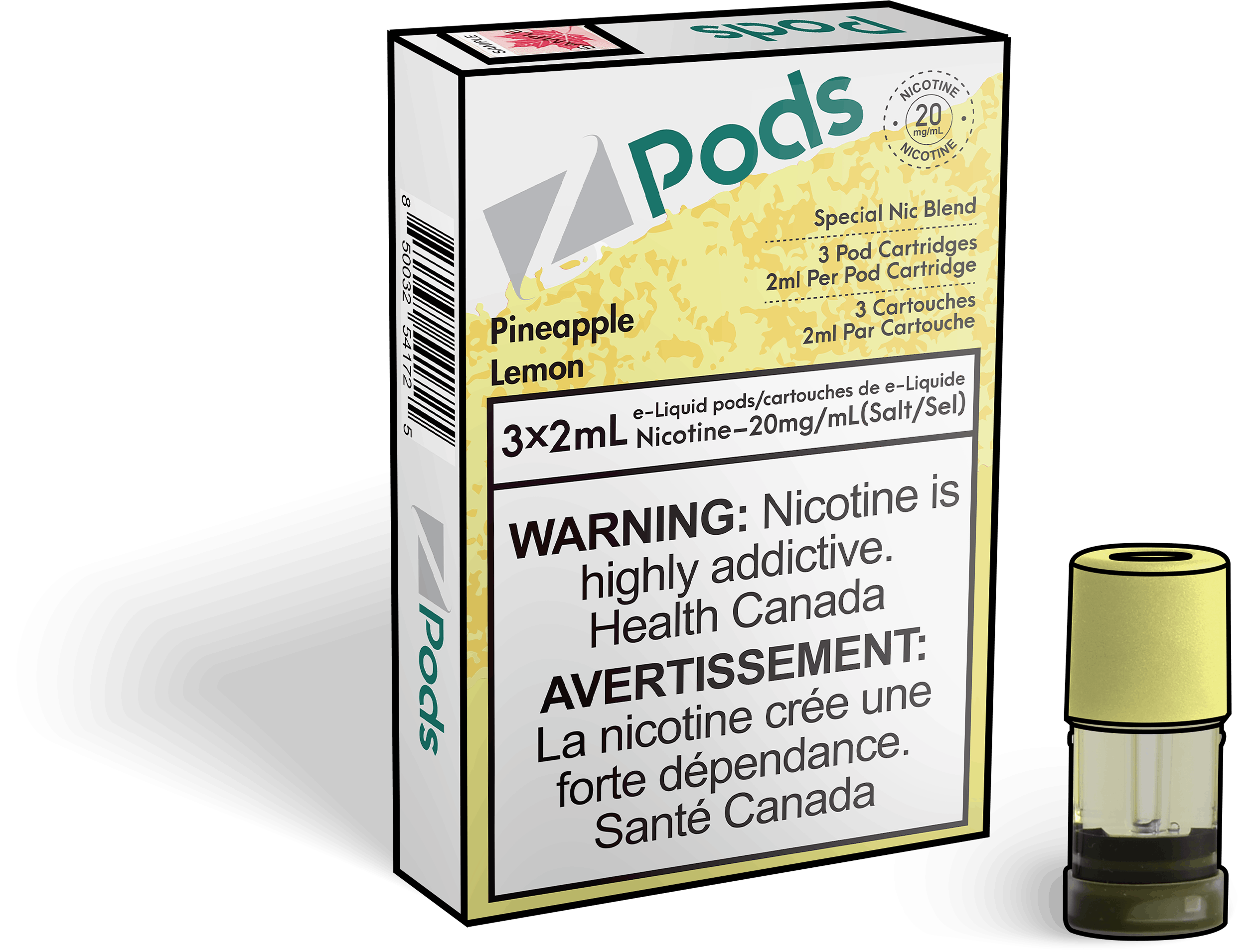 Zpods_Pineapple_Lemon_Pods_Nic_Salt_Vape