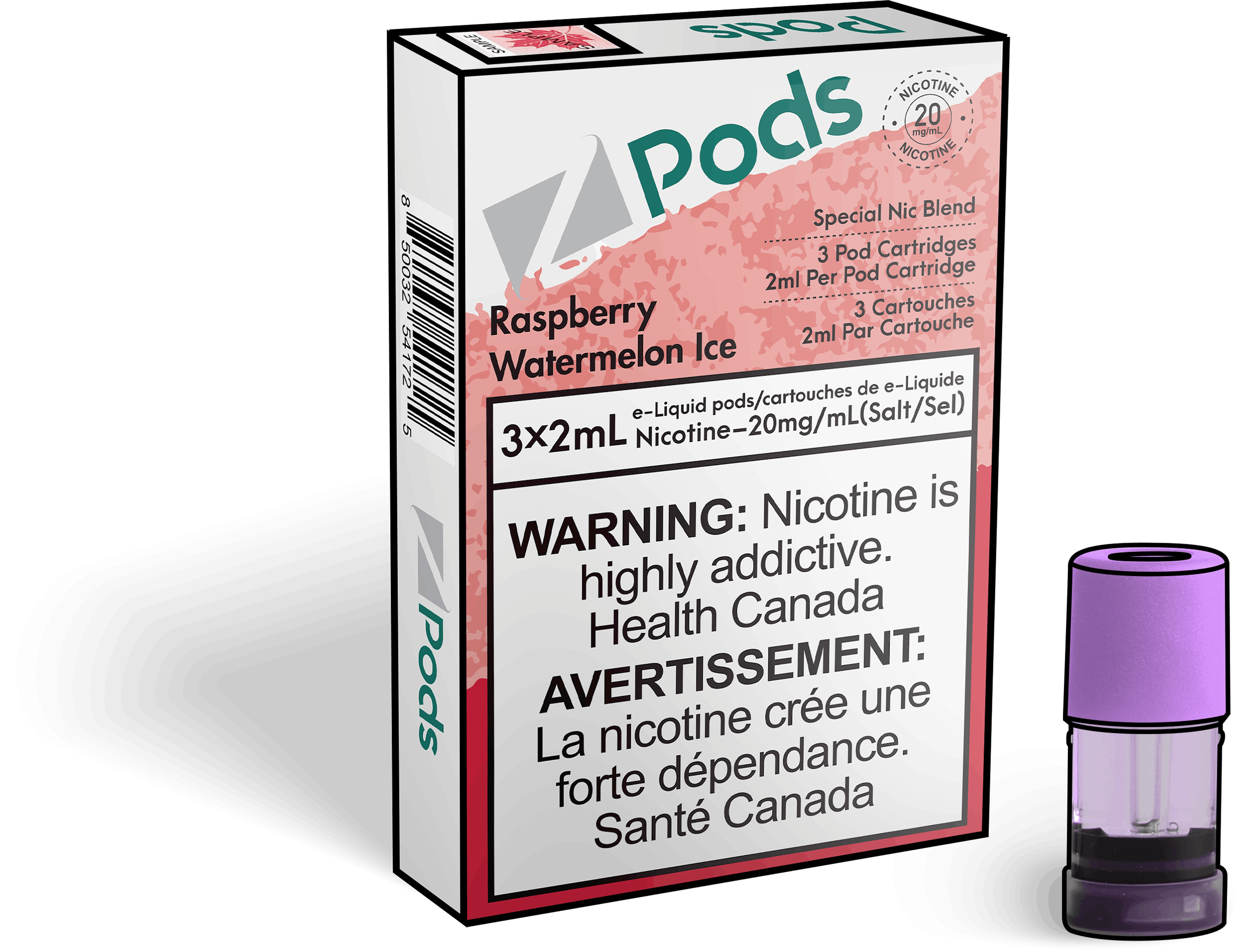 Zpods_Raspberry_Watermelon_Ice_Disposable_Nicotine_Vape_Pod