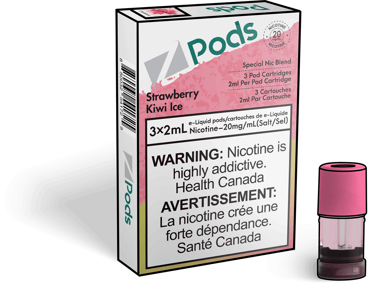 Zpods_Strawberry_Kiwi_Ice_Disposable_Nicotine_Vape_Pod