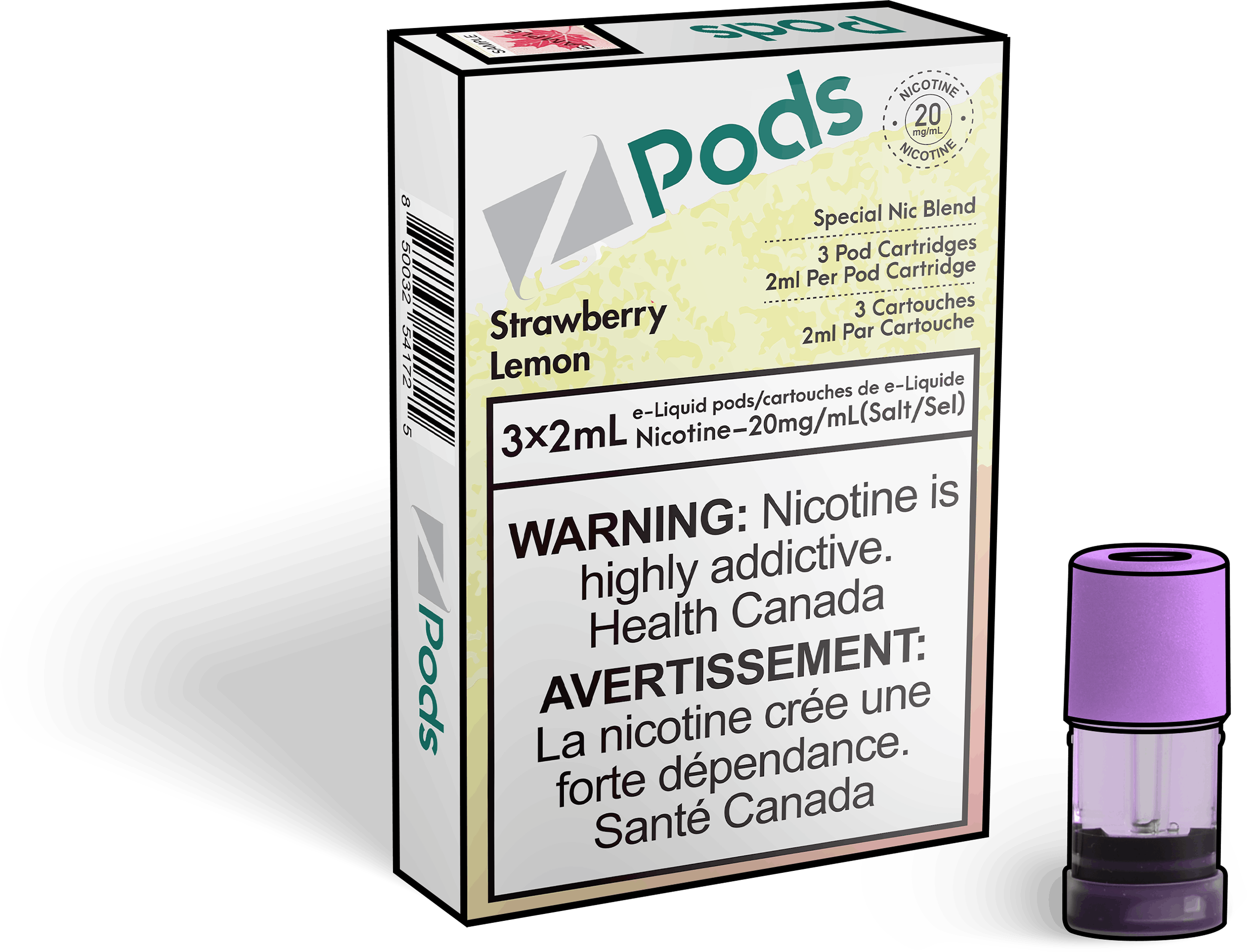 Zpods_Strawberry_Lemon_Disposable_Nicotine_Vape_Pod