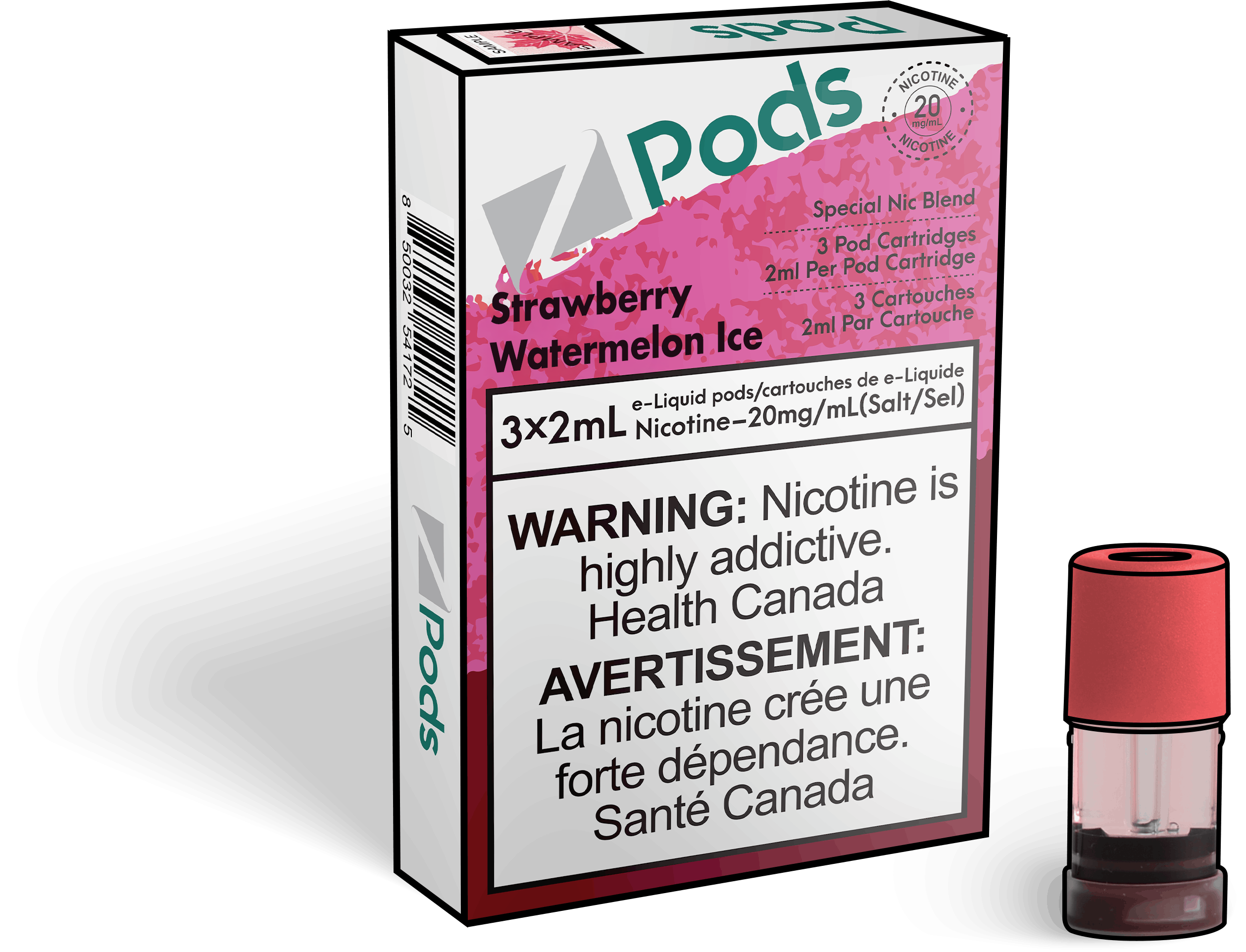 Z Pods - Strawberry Watermelon Ice