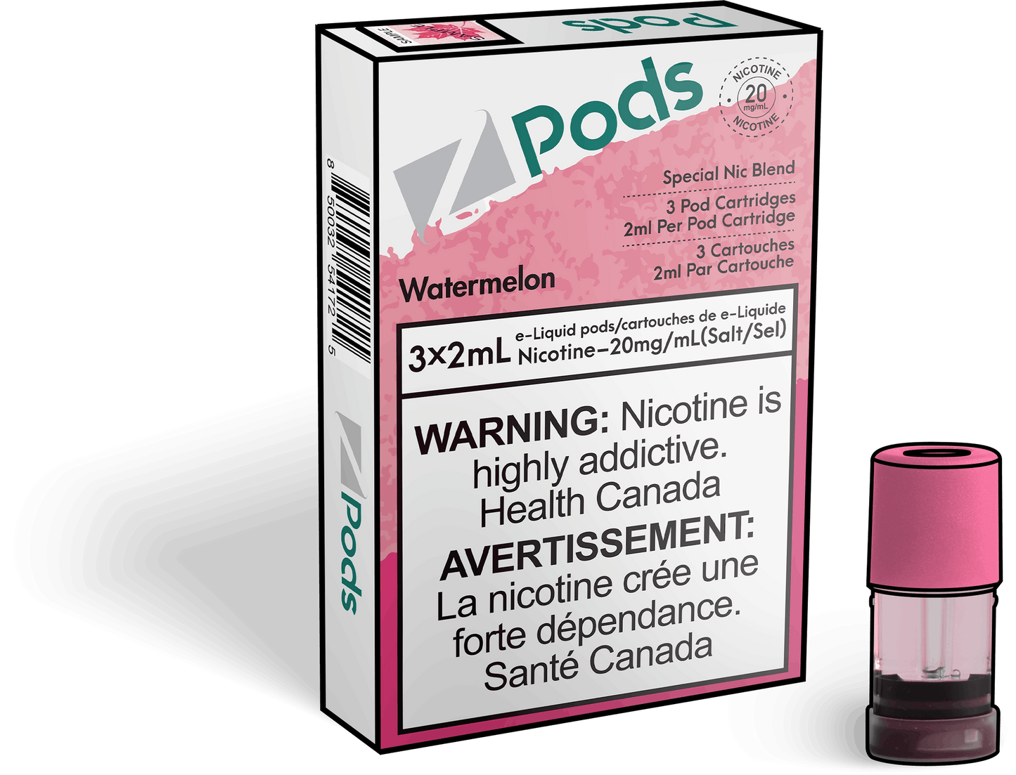Zpods_Watermelon_Disposable_Nicotine_Vape_Pod
