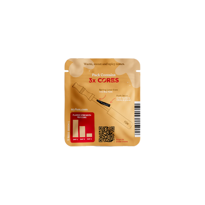 FUM Cores ginger bread nicotine-free flavoured air refills for FUM devices back