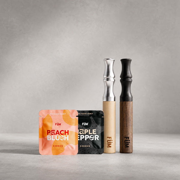 FUM Cores nicotine-free flavoured air refills for FUM devices scroll down