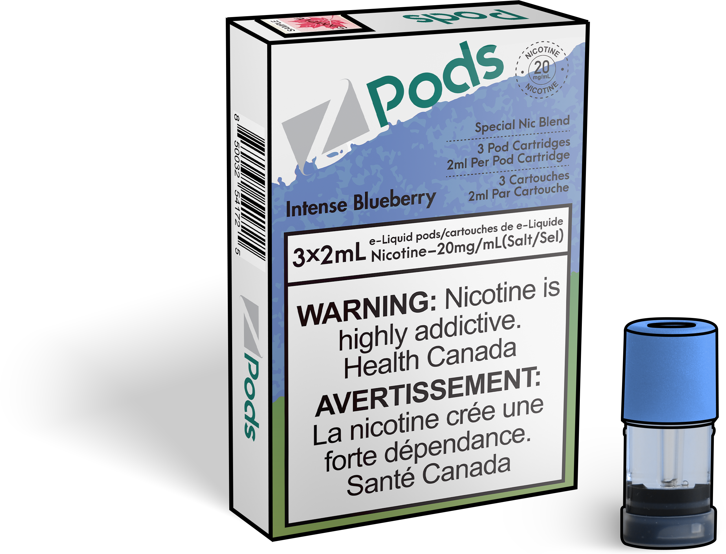 Z Pods - Intense Blueberry / Blueberry On Rocks