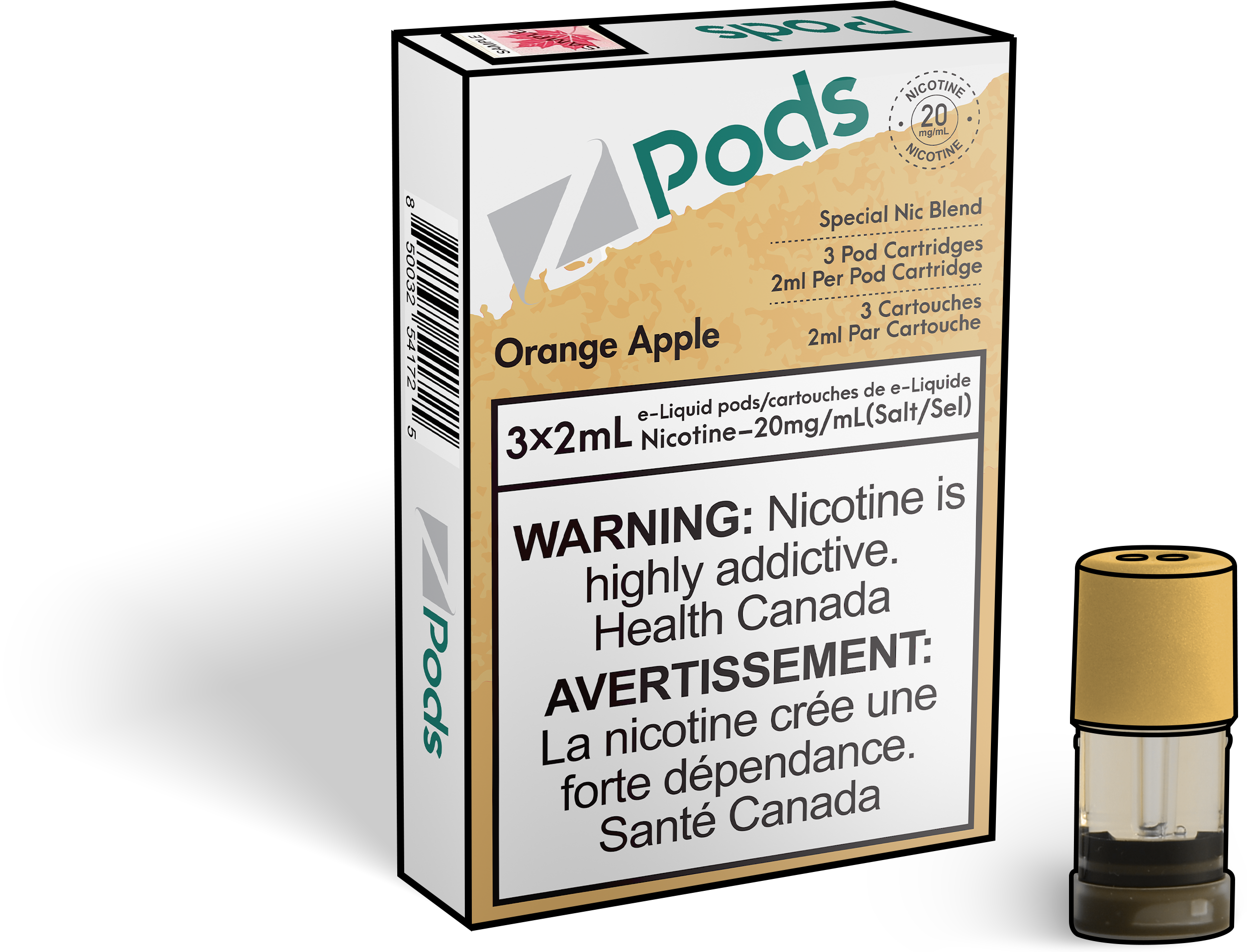Z Pods - Orange Apple