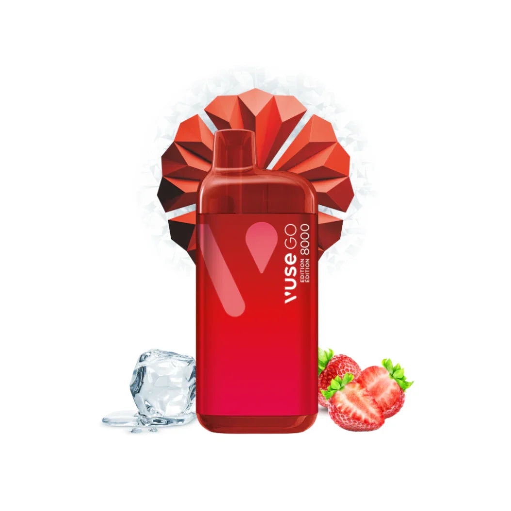 Vuse GO Edition 8000 - Strawberry Ice - Disposable - Wee Shisha N Vape