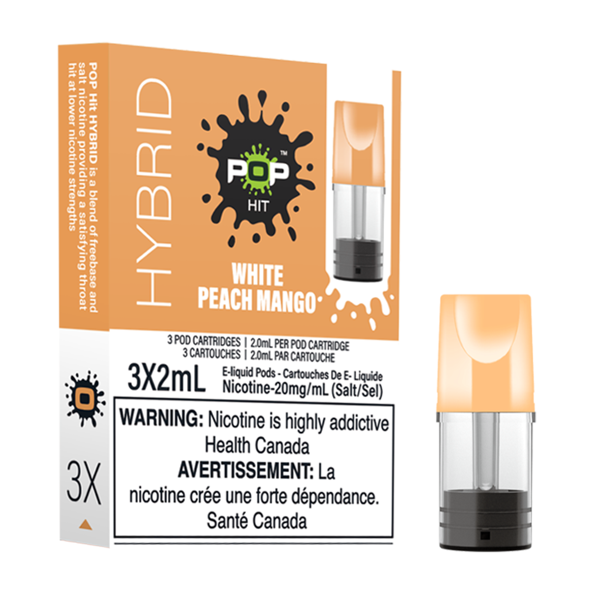 POP Pods - White Peach Mango